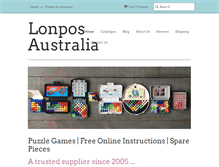Tablet Screenshot of lonpos.com.au